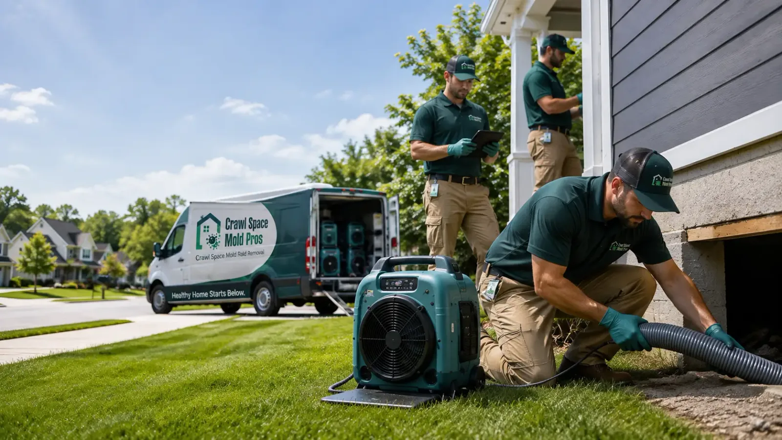 Crawl Space Mold Removal in Garfield, WA
